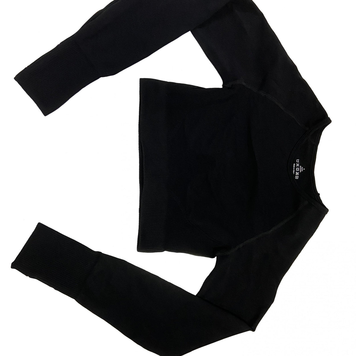 Seamless Long Sleeve Yoga Top Slim Fit T-shirt with Thumbhole