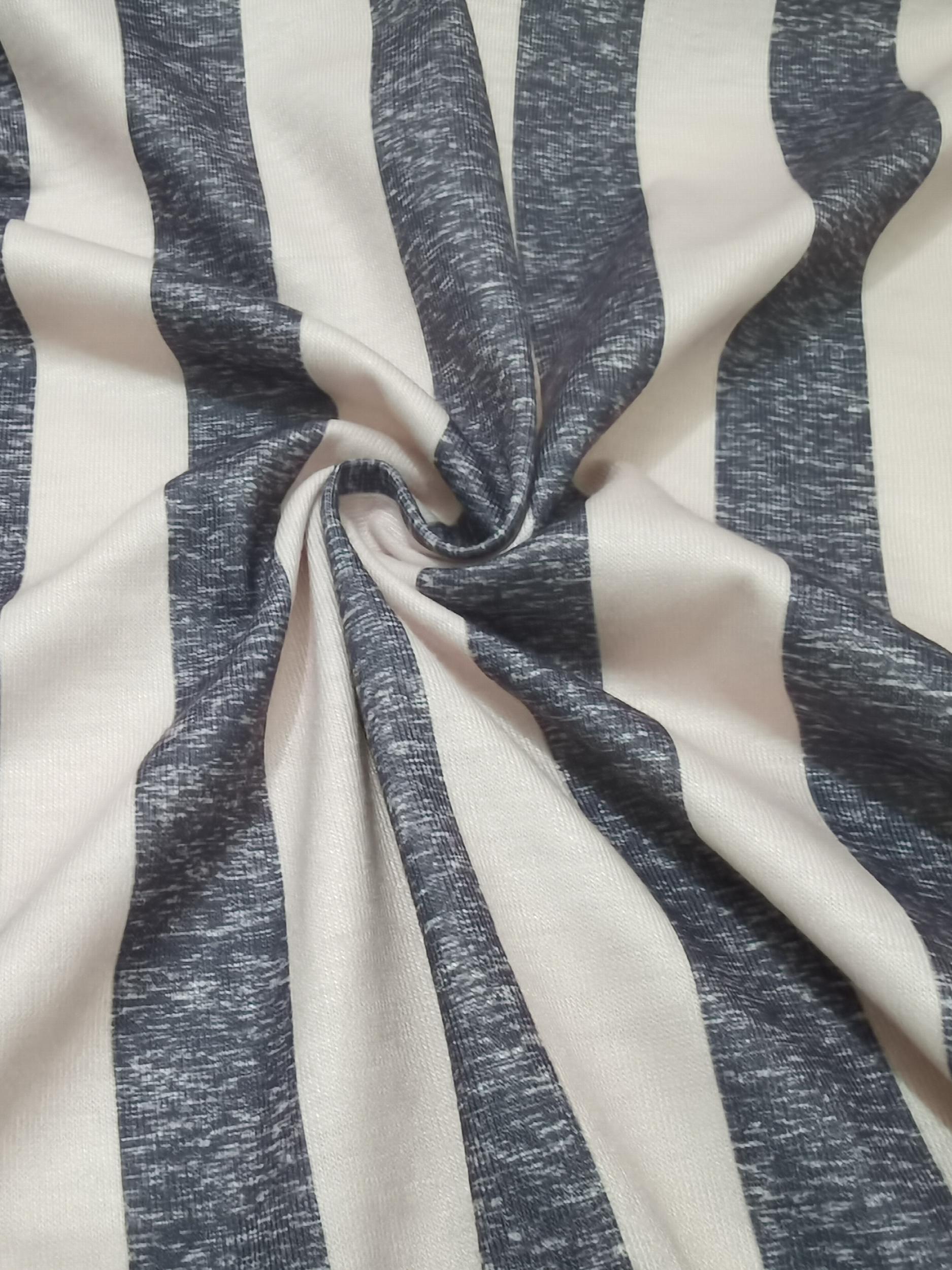 Women's Plus Stripe Print Button Decor Roll Up Sleeve Rou