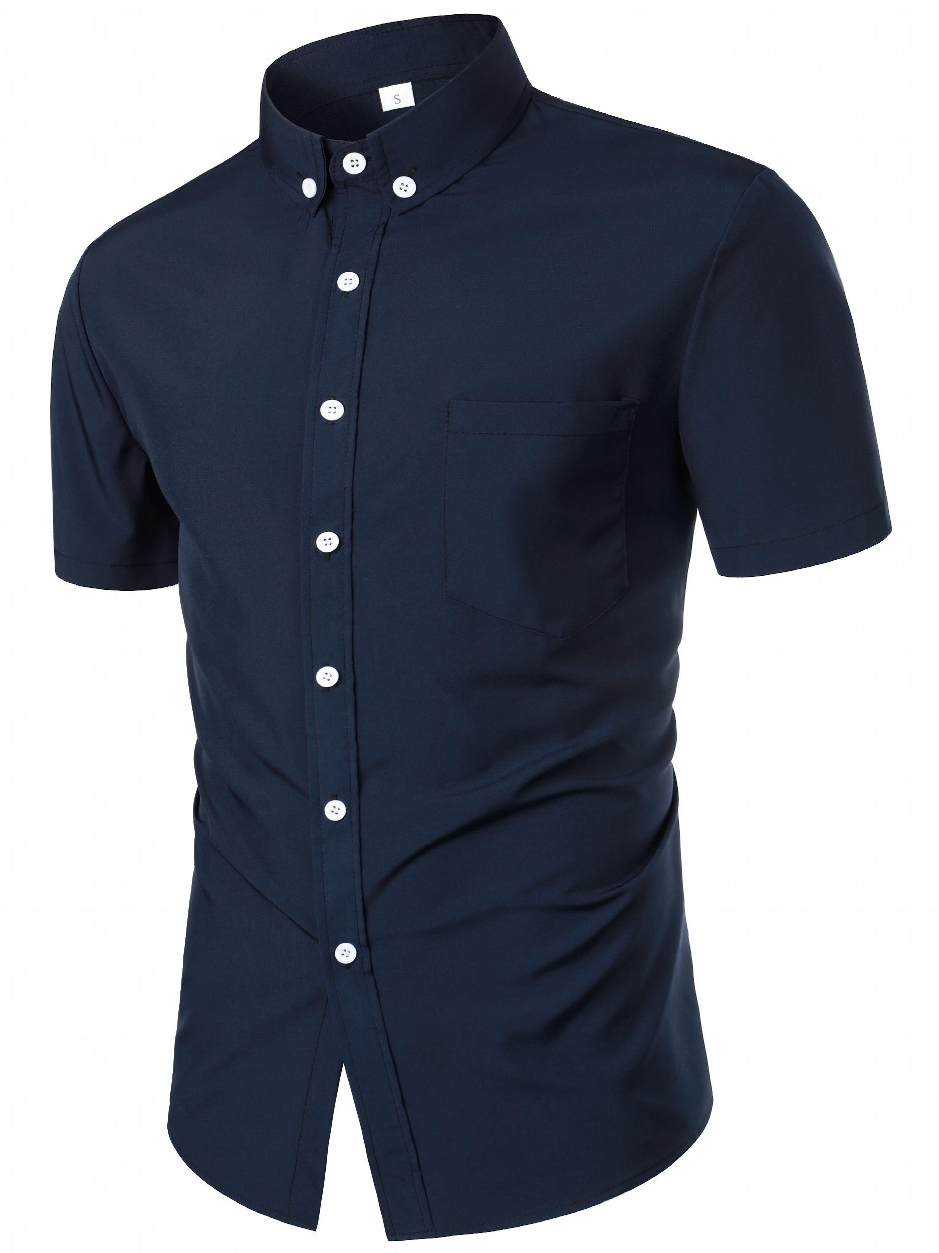 Men's Casual Short Sleeve Shirt for Summer Vacation Resort