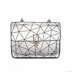 Crack Printing Shoulder Bag Chain Handbag Messenger Wild Shoulder Bag