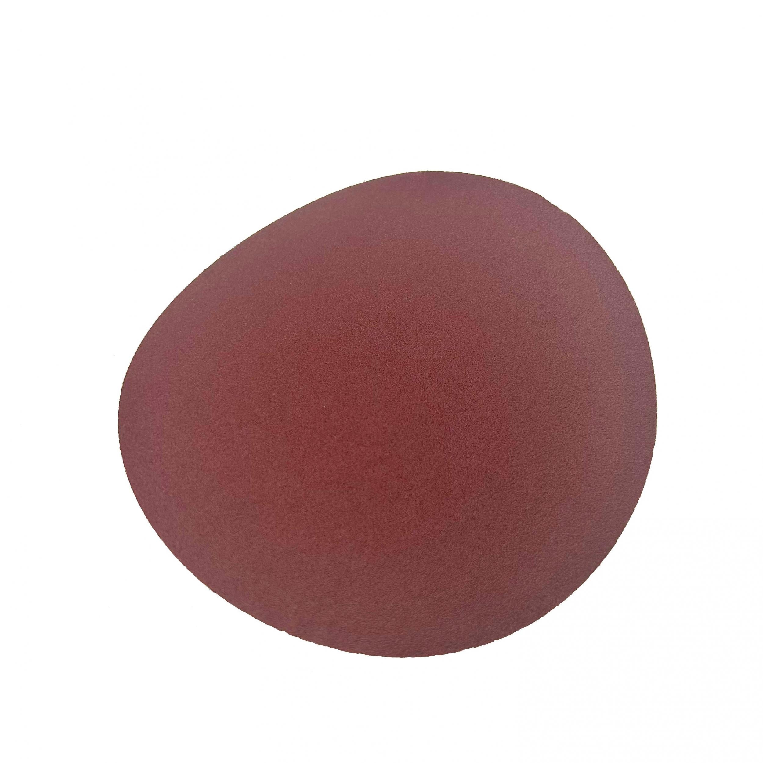 12.7cm Flocking Sandpaper P80-P600 Sanding Disc Red Polishing Sheet