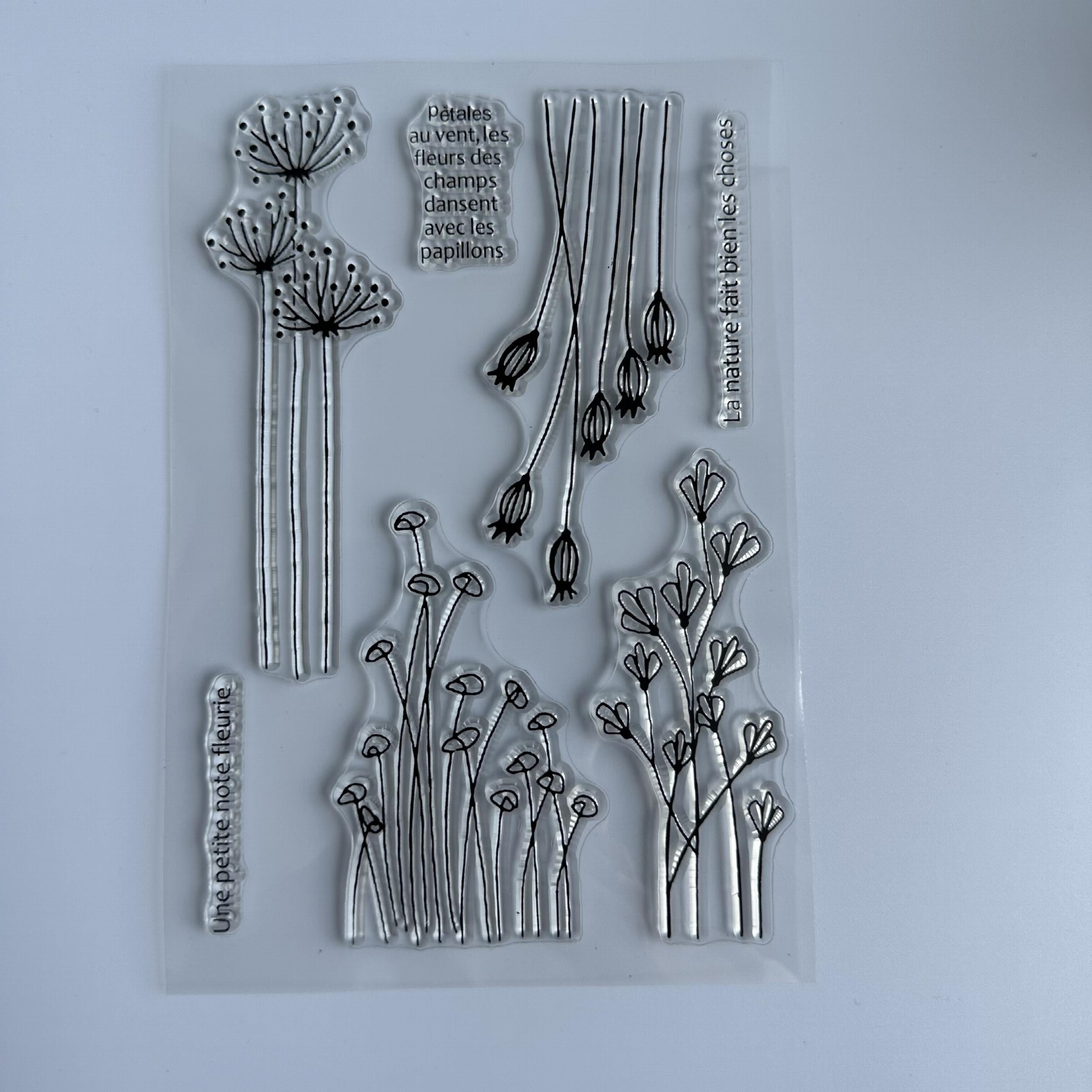 Nature Theme Silicone Stamp for Card Making & Scrapbooking