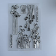 Nature Theme Silicone Stamp for Card Making & Scrapbooking