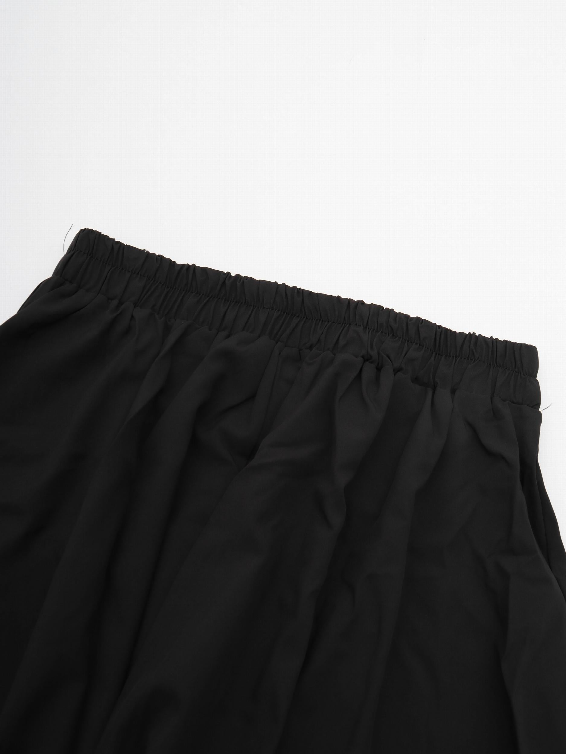 Casual Two Piece Set Puff Sleeve Cropped Tops & Ruched Maxi Skirts