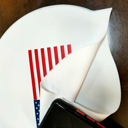 American Flag Silicone Swim Cap - Durable Comfortable Stylish