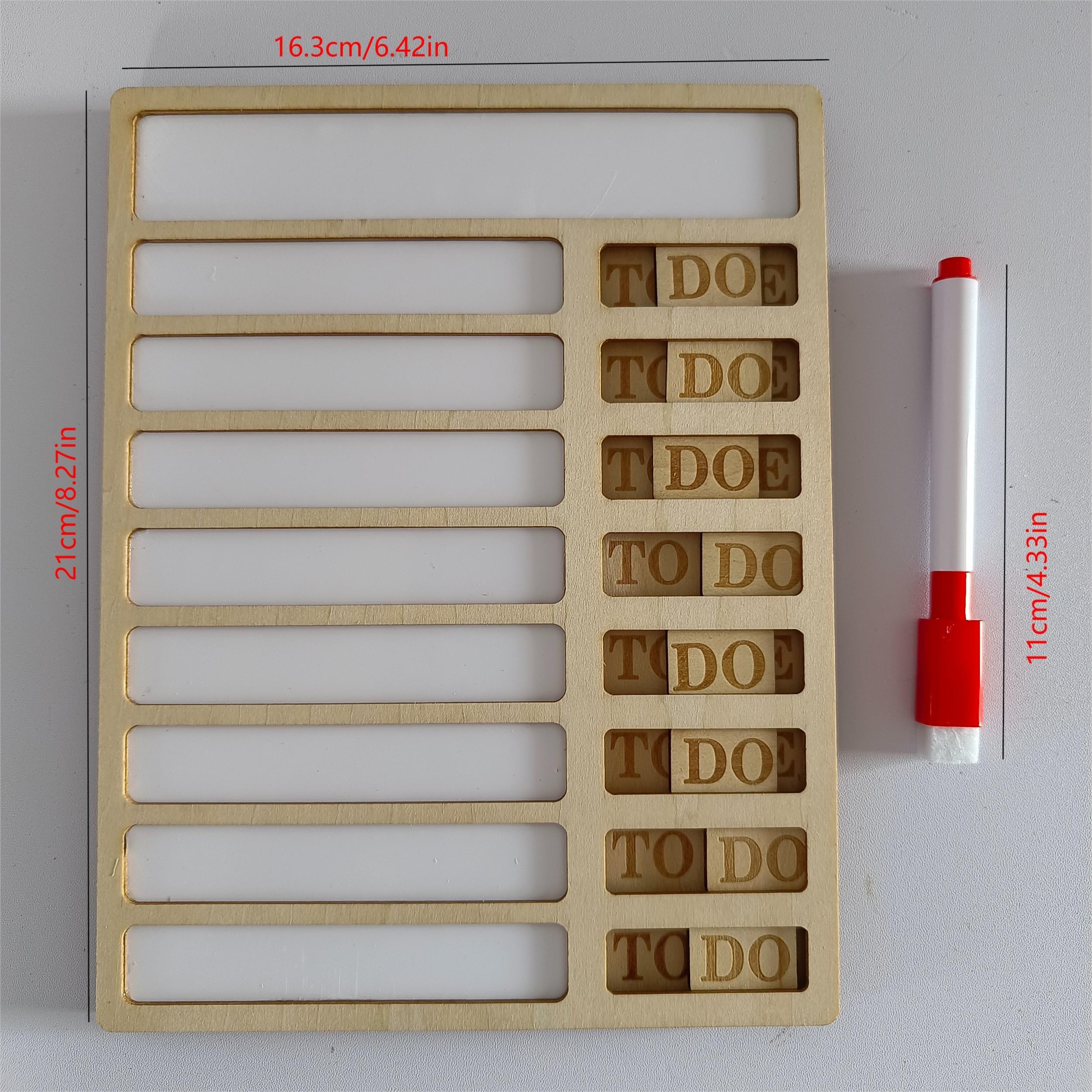 Wooden Schedule Board Housework Table Student Itinerary Note Board