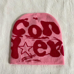 Y2K Beanie Cap Hip Hop 90s Knitted Wool Hats Unisex