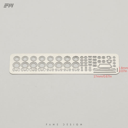 1 64 Car Model Metal Etching Sheet Performance Upgraded Accessories