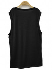 203 2cms Print Tank Top Sleeveless Crew Neck Casual Top