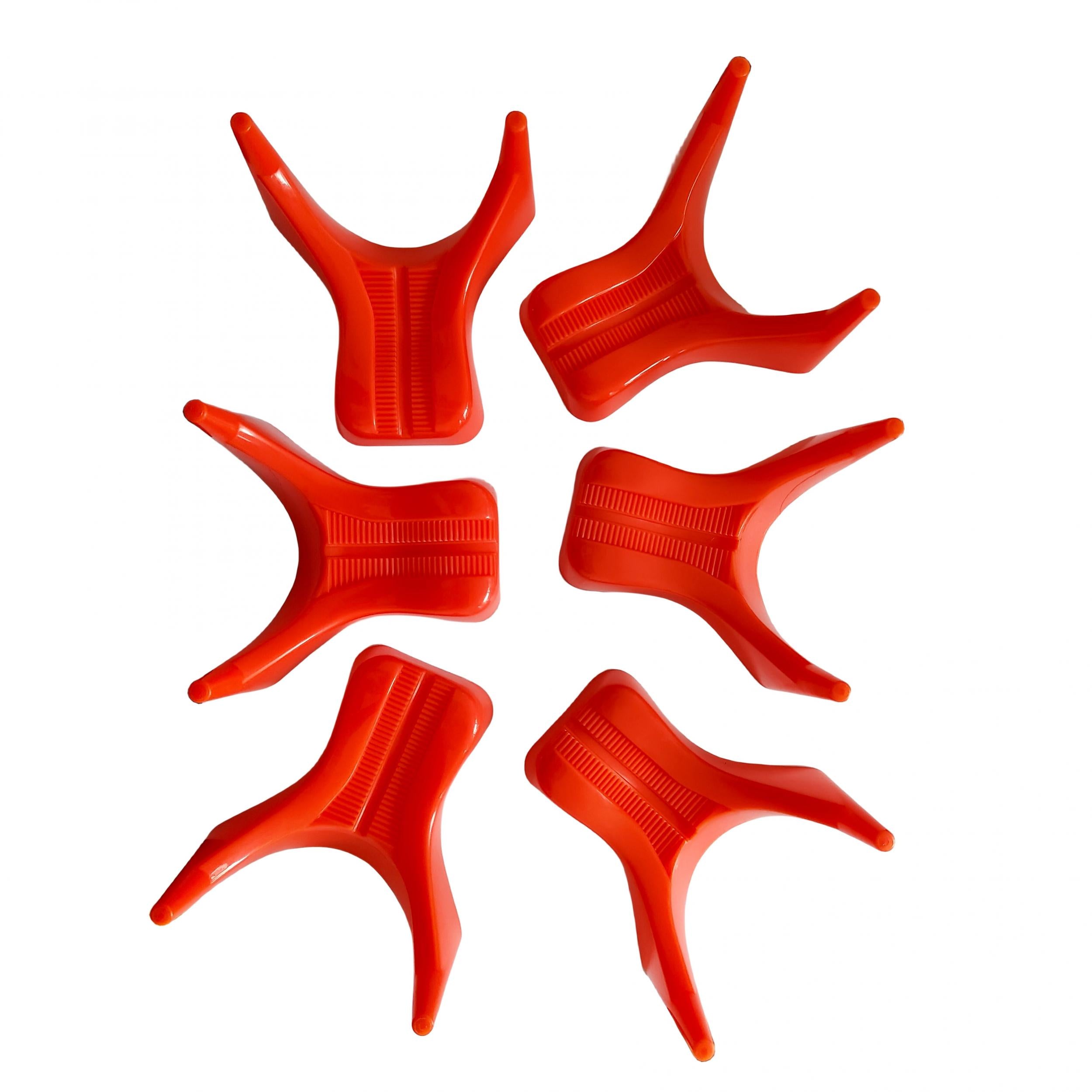 6pcs Football Rack Soccer Placement Base Ball Holder