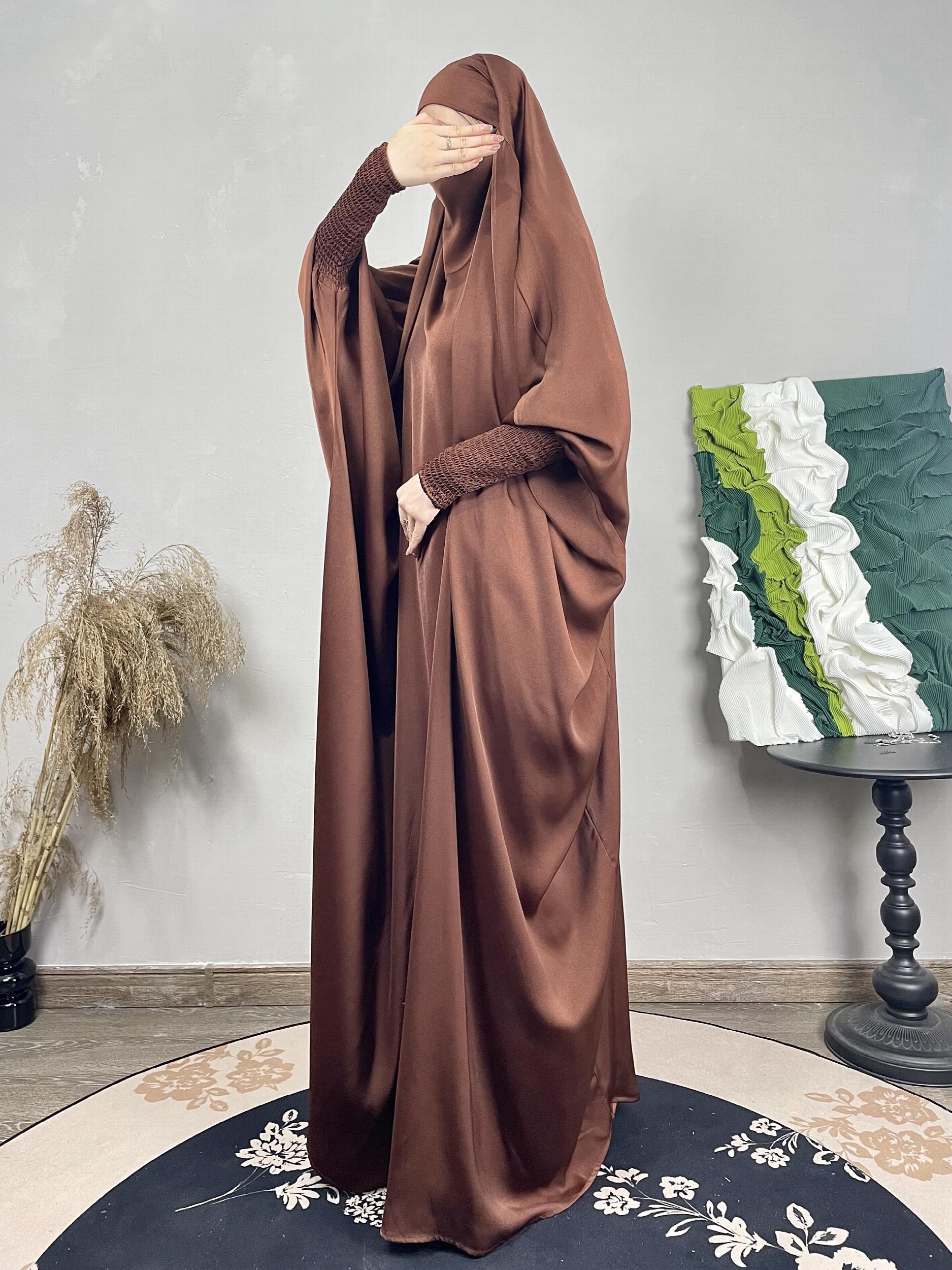  Batwing Sleeve Abaya Dress