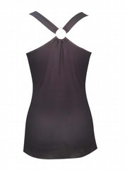Gothic Skull Print Tank Top Sleeveless