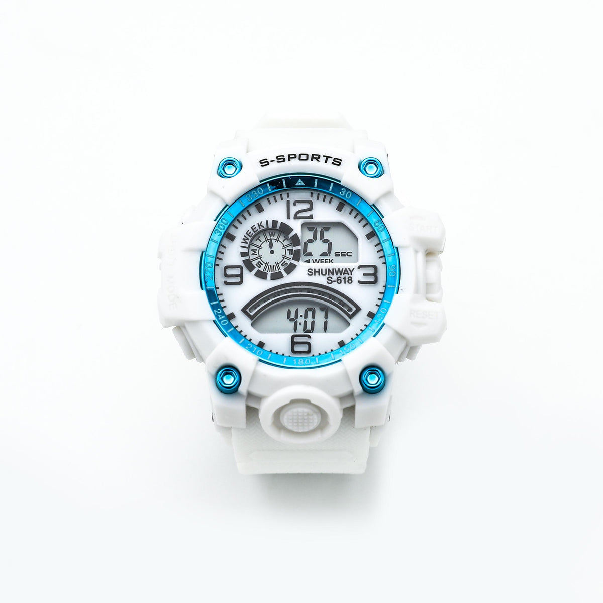 Unisex Military Watch Multifunction Waterproof Alarm Clock