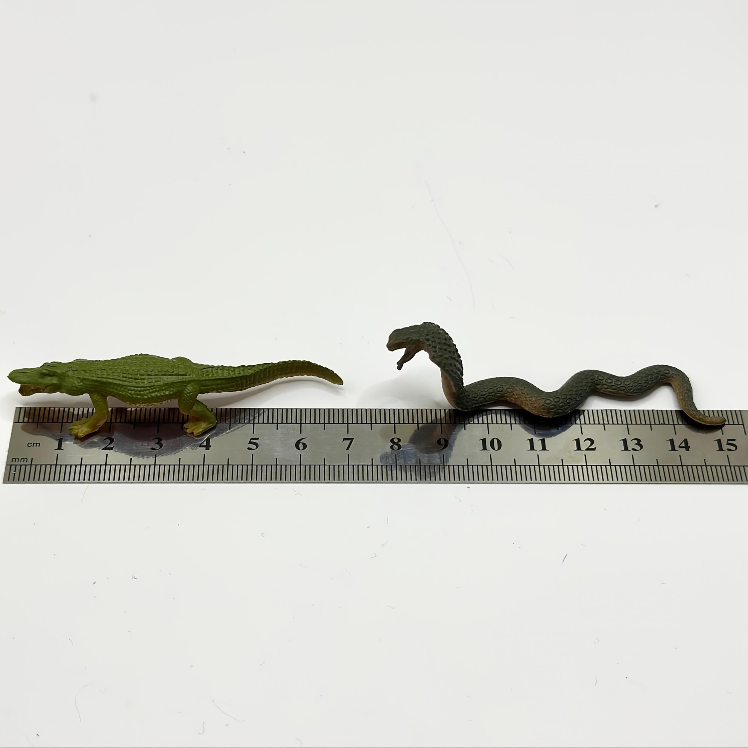 Educational Reptile & Amphibian Figurines PVC Animal Models 12pc Set