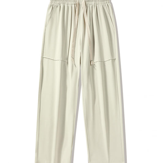 Men's Drawstring Loose Long Pants Casual Trousers