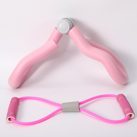 Leg Training Clamp & 8-Shaped Resistance Rope for Hip Lifting