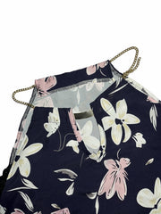  Casual Dress Women's Plus Floral Print Lace Cold Shoulder Midi Dress