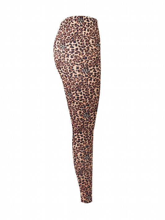 Leopard Print High Waist Yoga Leggings