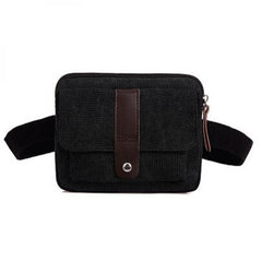 Canvas Waist Bag Funny Pack Chest Pack Belt Pouch Bum Bag