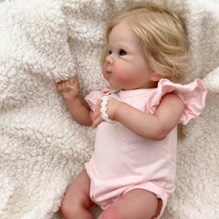 18" Realistic Reborn Kids Doll Bettie Soft Cloth Body Hand Painted Pink