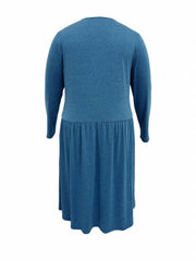  Casual Dress Women's Plus Solid Maxi Dress