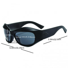 Y2K Wrap Around Sunglasses for Women Men UV400