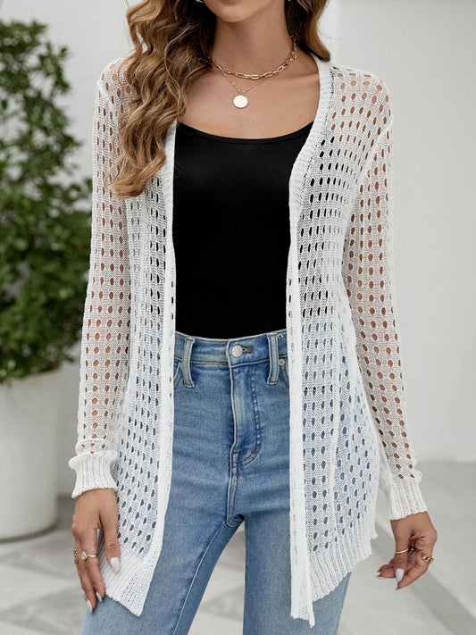 Open Front Long Sleeve Cardigan for Women