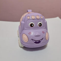 Soft Rubber Push And Go Vehicles Baby Car Toy