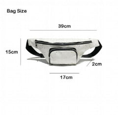 Women Lady Waist Fanny Pack Belt Bag Pouch Travel Hip Bum Bag Ladies Sequins