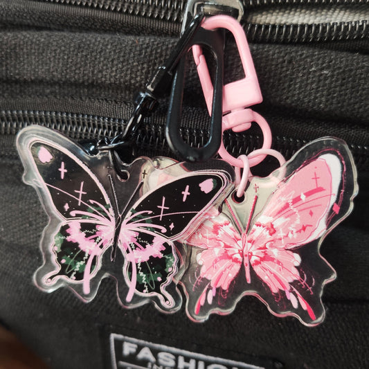 Butterfly Keychain Cartoon Bag Decoration Pendant