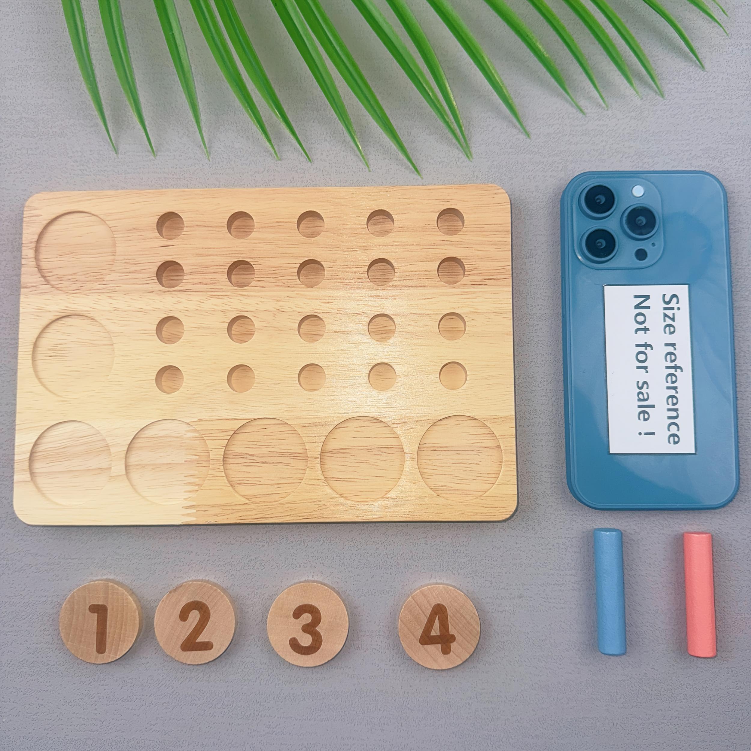 Wooden Number Operation Teaching Aids in a Box Set