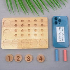 Wooden Number Operation Teaching Aids in a Box Set
