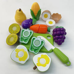 Fun Fruit Cutting Toys Eggplant Carrot Corn Egg
