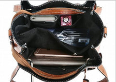 Large Women's Leather Shoulder Bag