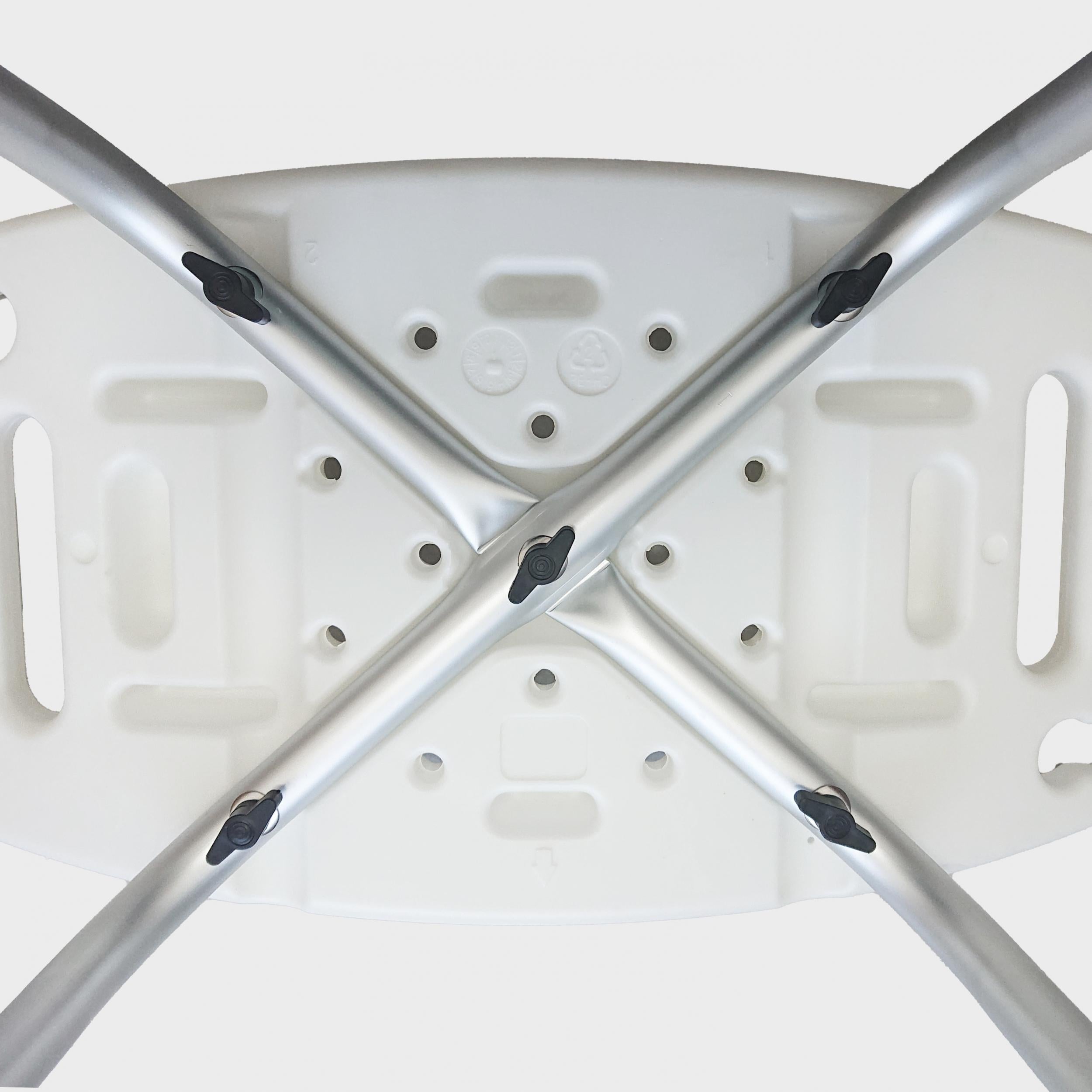 Adjustable Height Shower Chair Non Slip Bathtub Stool