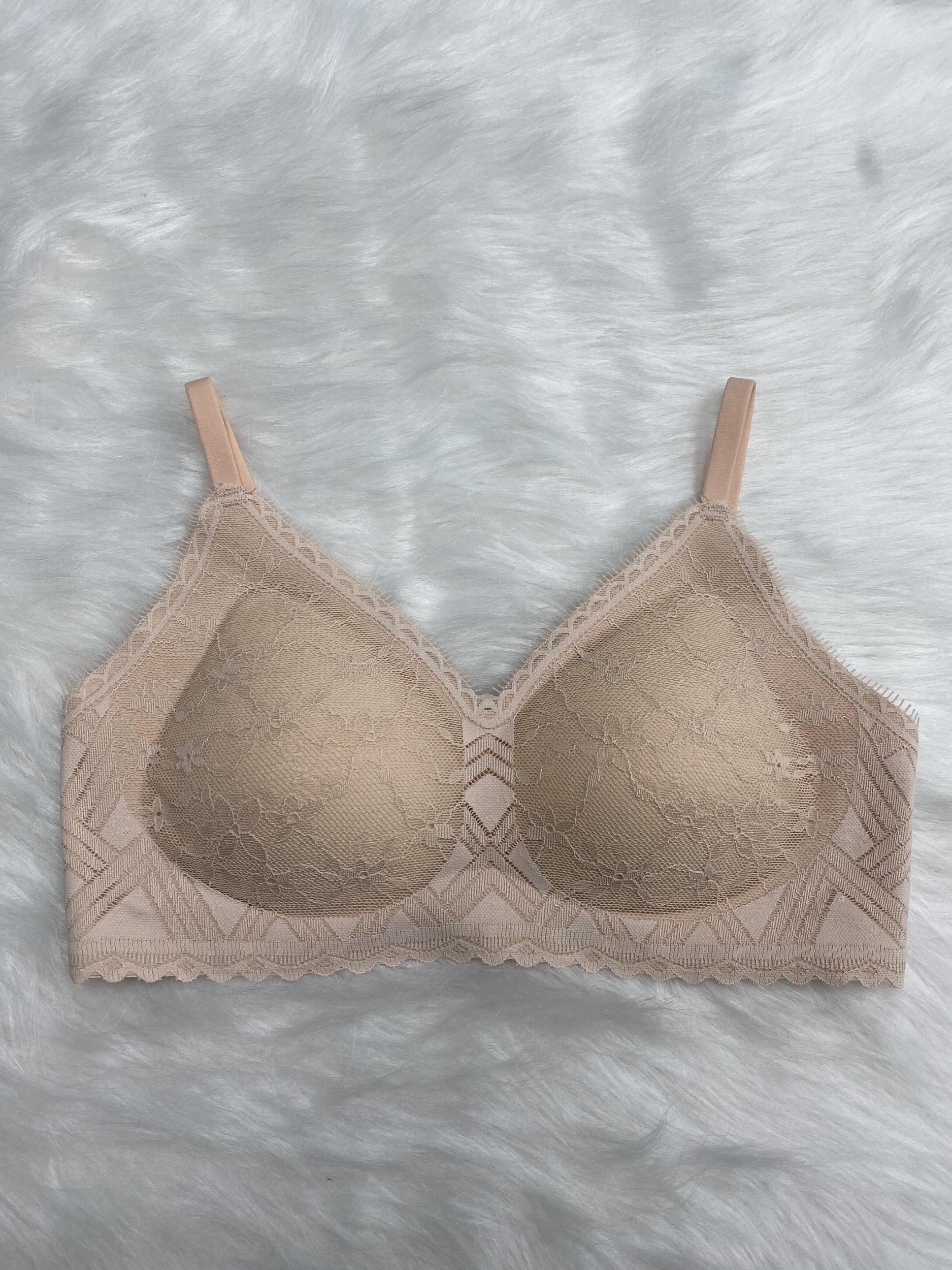 Lace Push Up Bra Comfy & Breathable Intimates Bra Women's Lingerie