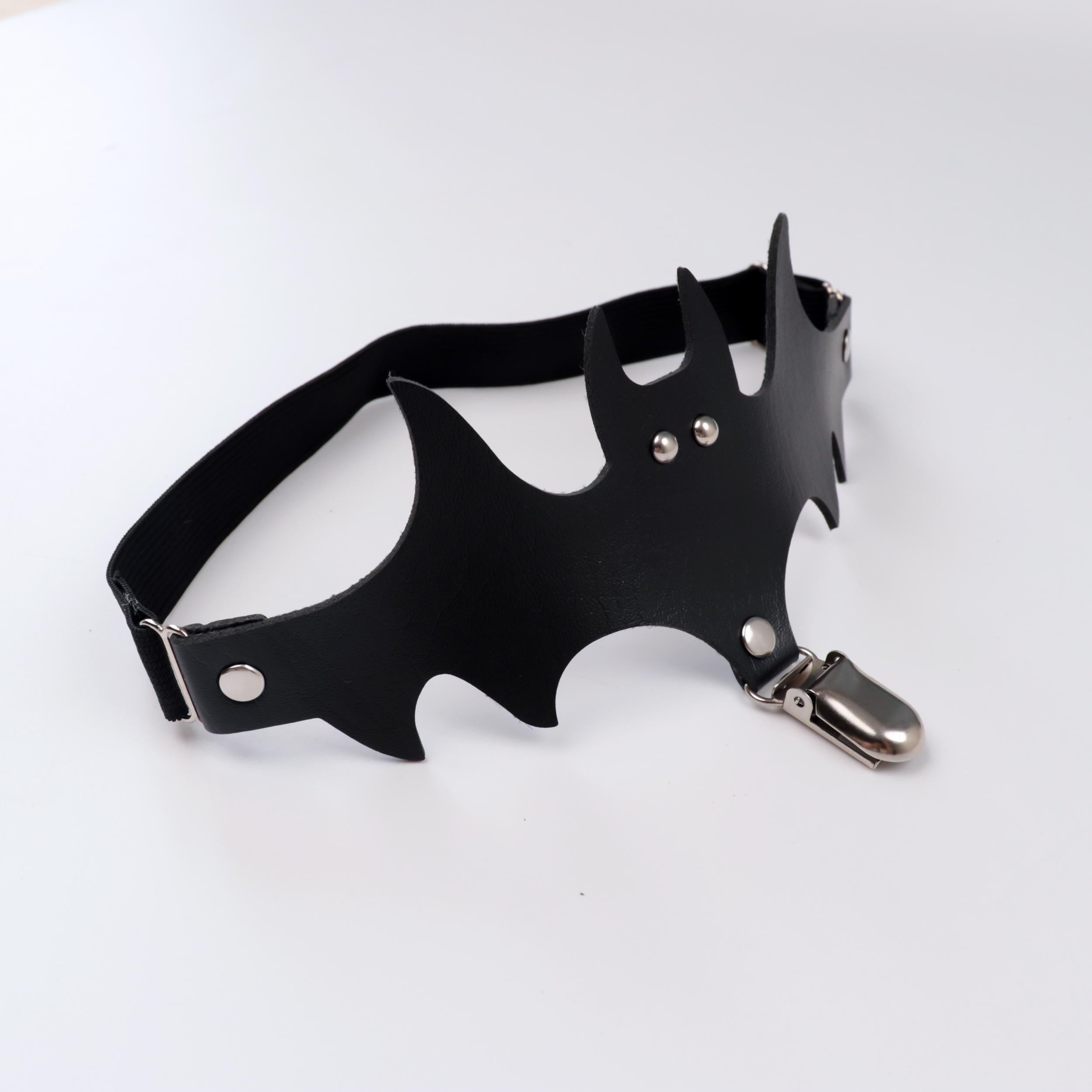 Bat Wings Garter Belt Gothic Harness Belt Punk Single Leg Garter Belt