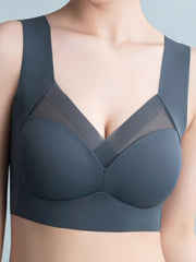 Breathable Wireless Push Up Bra
