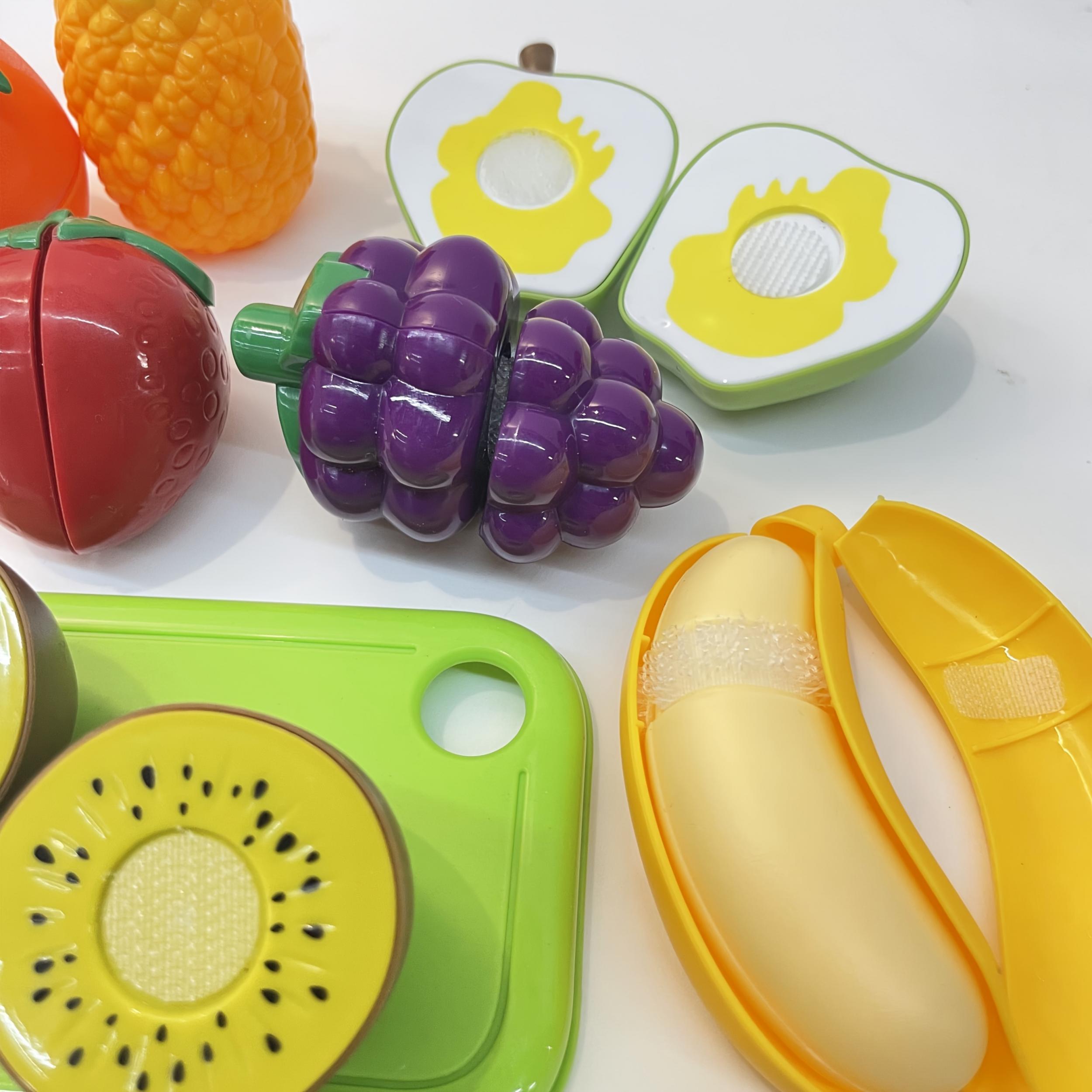Fruit Slicing Toys Apples Strawberries Pineapples Oranges Accessories