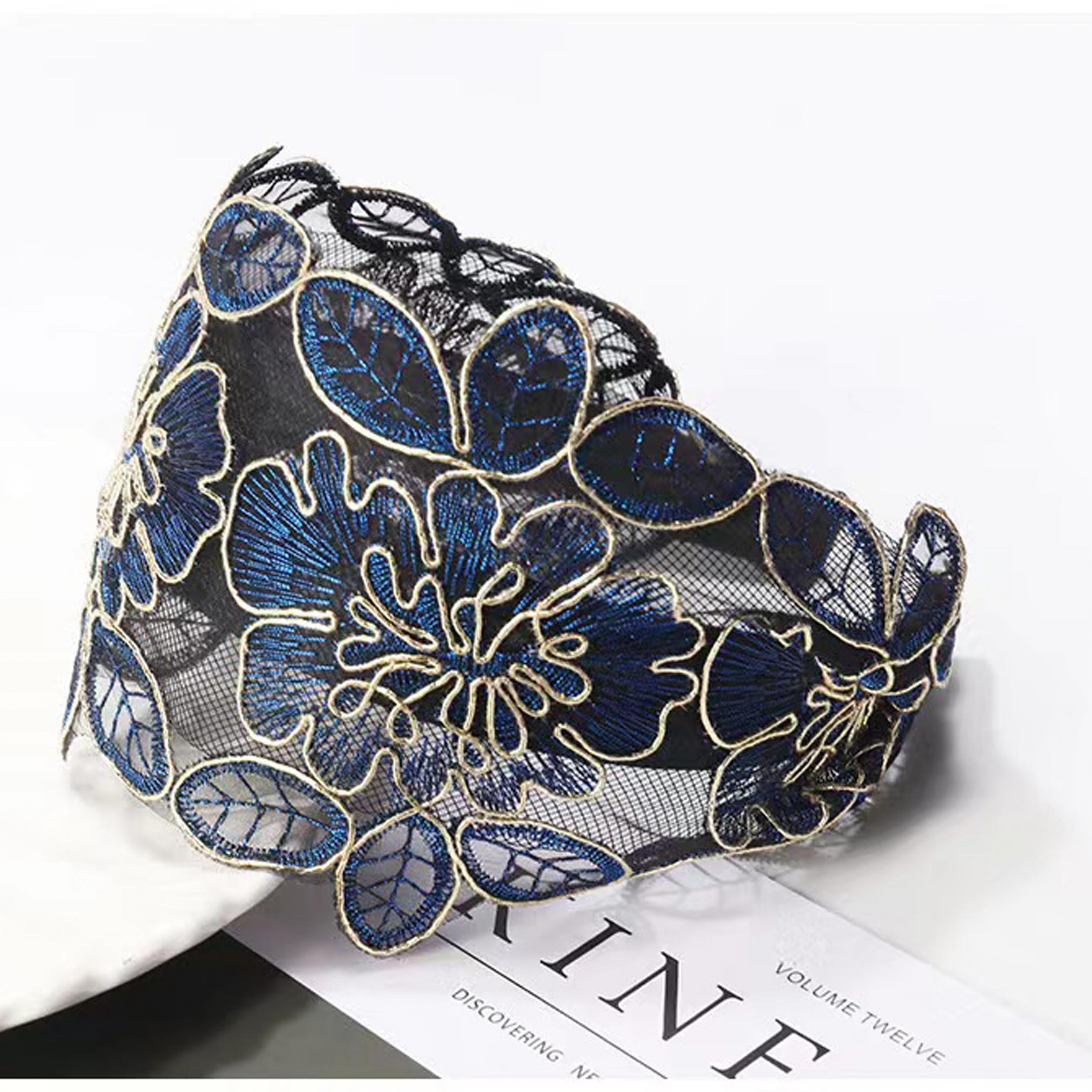 Lace Headband Wide Brim for Spa Make Up