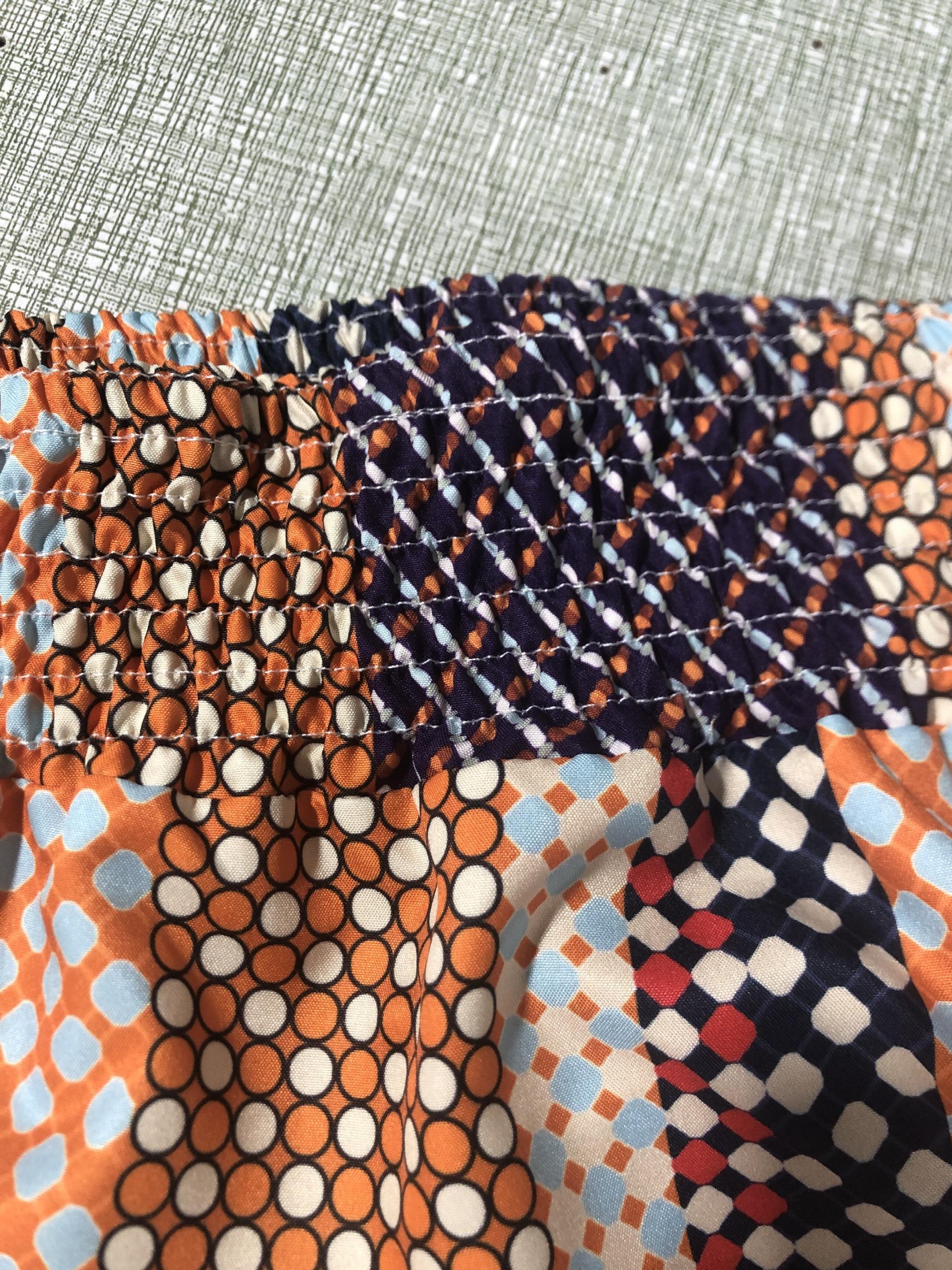 Polka Dot & Striped High Rise Wide Leg Trousers