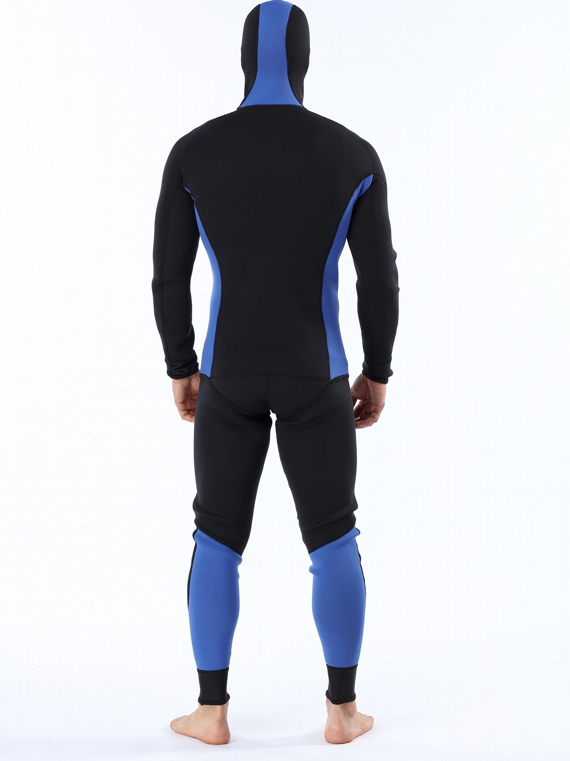 Men's 3mm Neoprene Hoodie 2 Piece Diving Suit