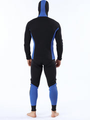 Men's 3mm Neoprene Hoodie 2 Piece Diving Suit
