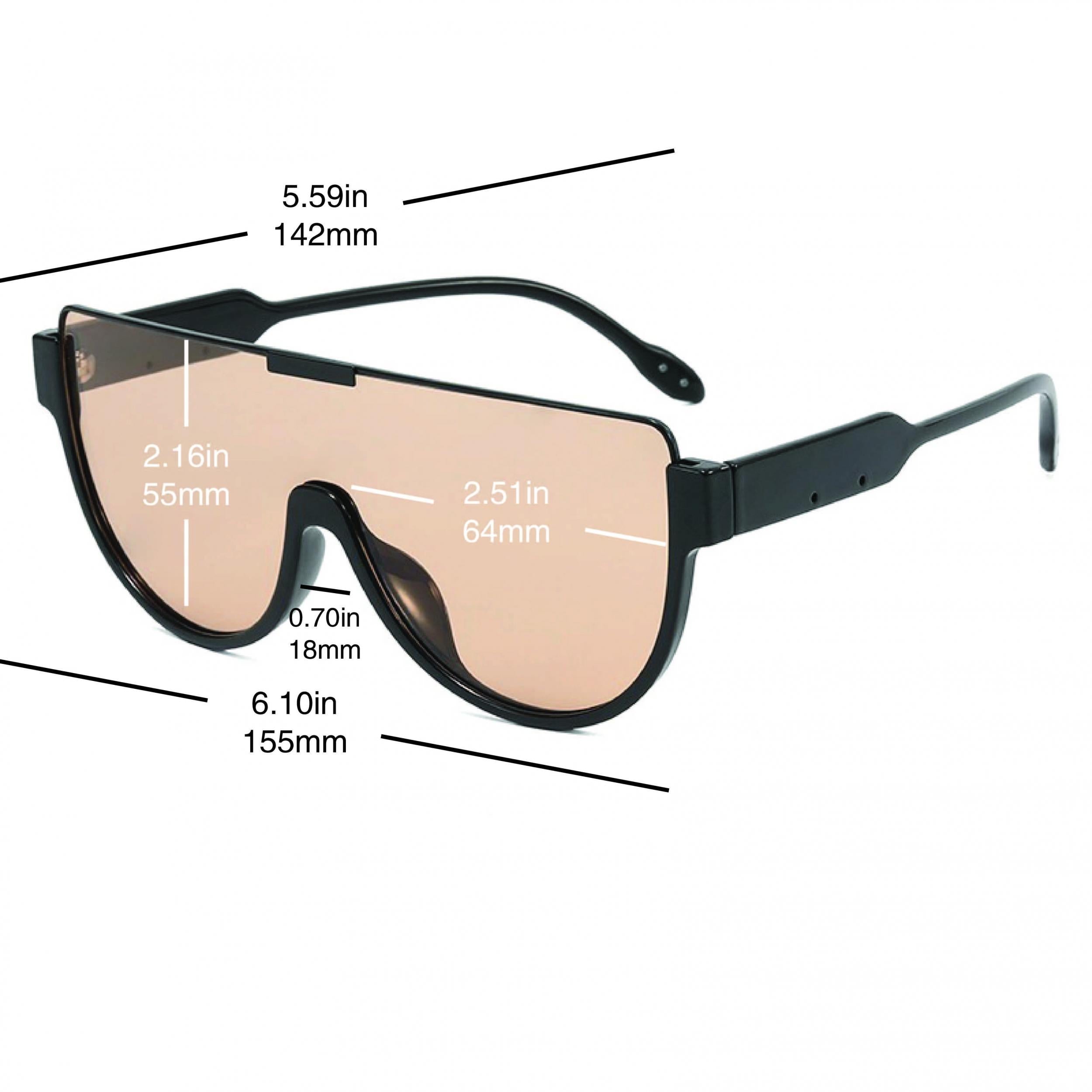 Y2K Gradient Shield Sunglasses UV400