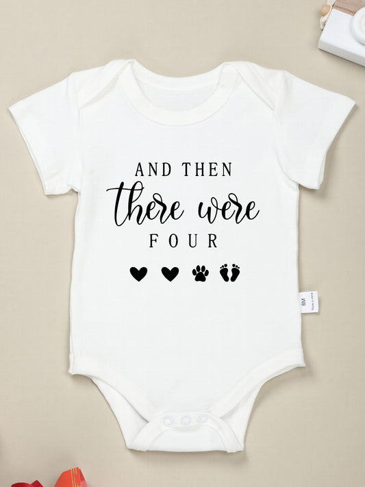 Funny Letter Print Cotton Baby Onesies Soft Round Neck 0-24M
