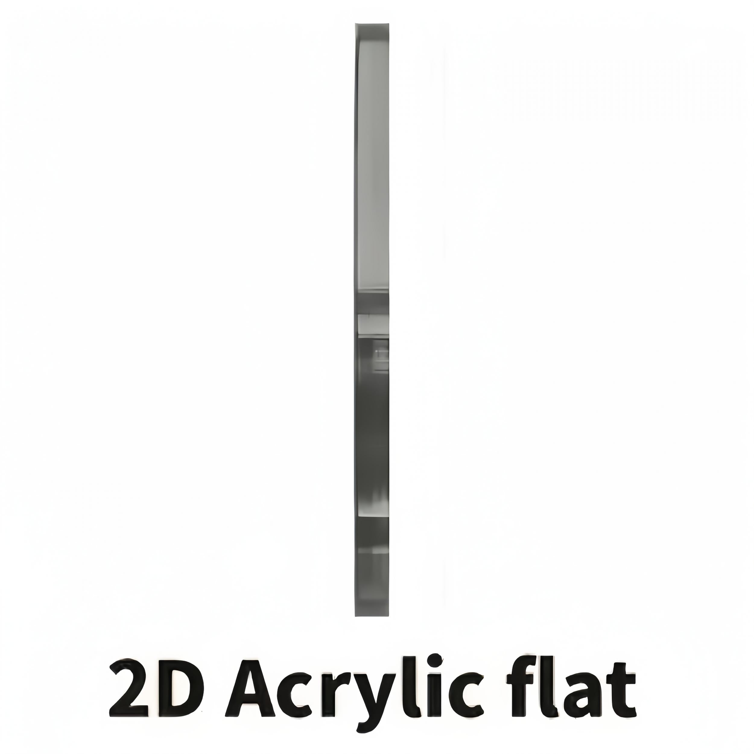 Stylish 2D Acrylic De Mu Brooch DIY Accessory