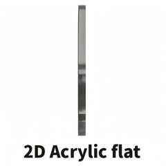 Stylish 2D Acrylic De Mu Brooch DIY Accessory