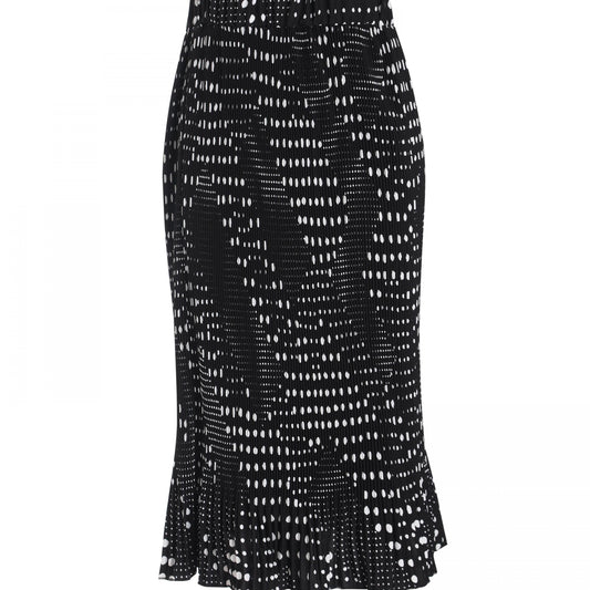 Polka Dot Print Skirt Casual Fall & Spring Women's Clothing