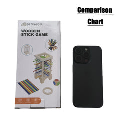Colorful Wooden Stick Game for Cognitive Development