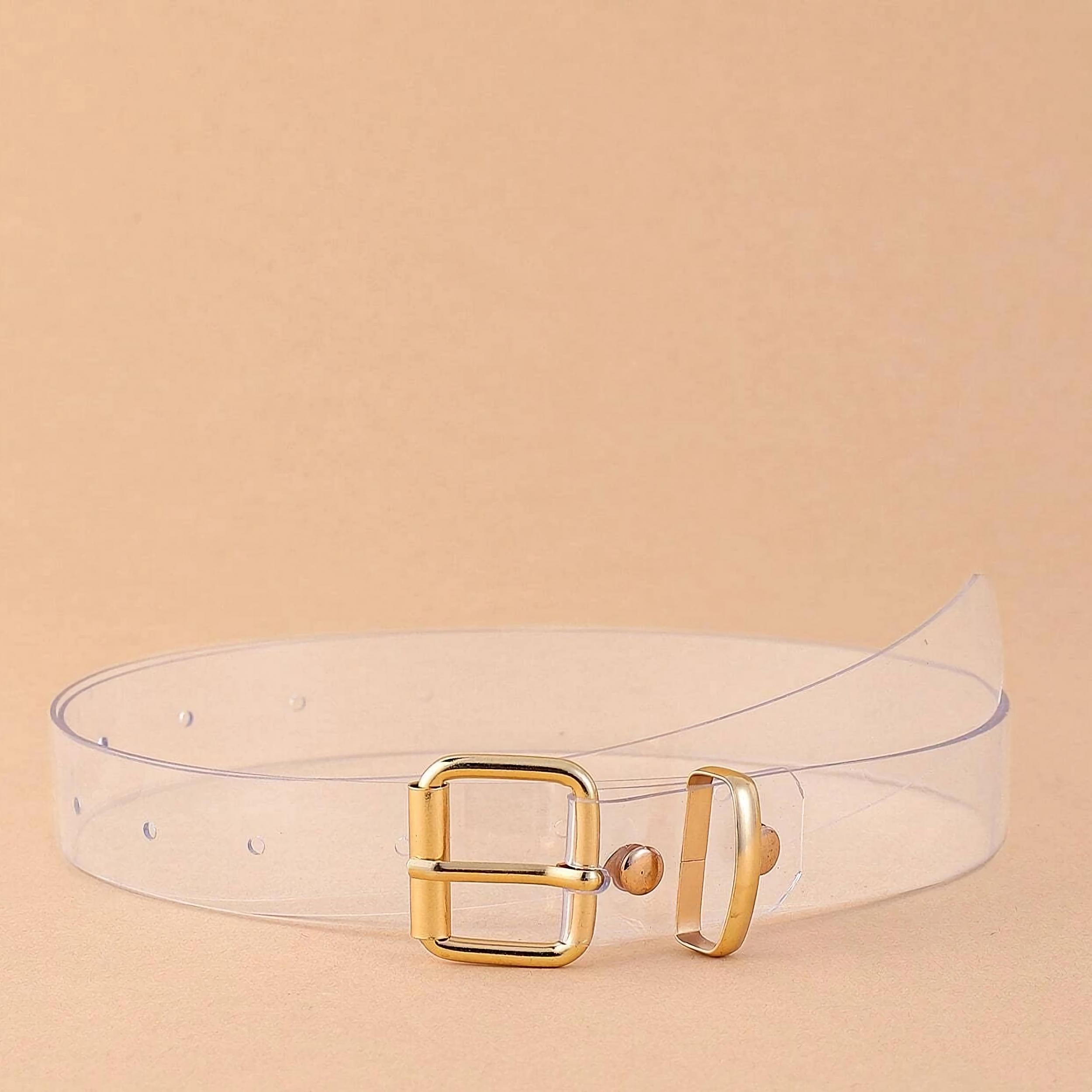 Transparent Belt Strap Jeans Belt Dress Belt Casual Clear Belt
